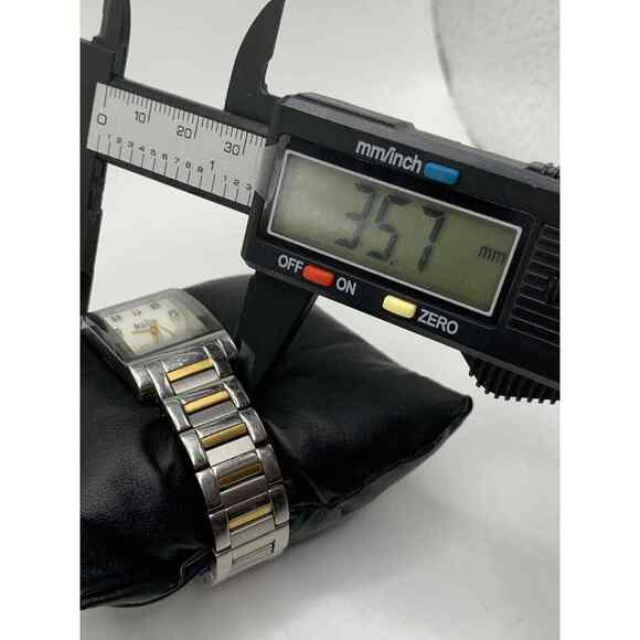 Bulova White Dial 2-Tone Stainless Steel Women's Watch 98P39 New Battery - Picture 8 of 9